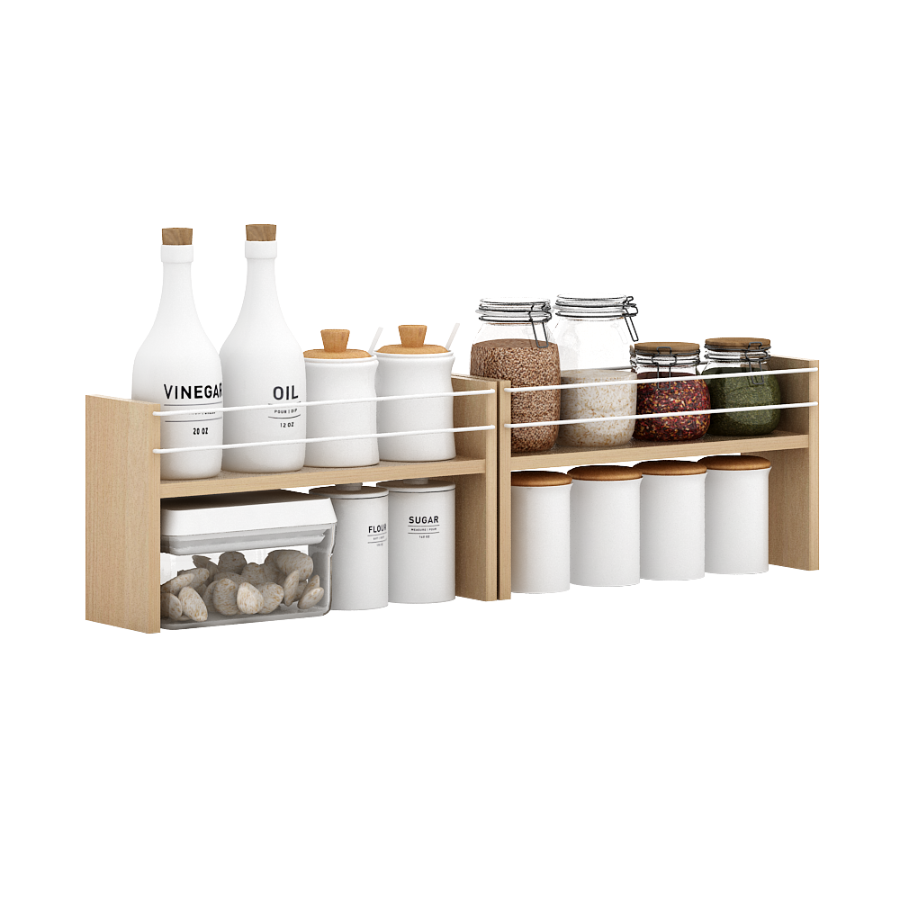 PIRA OX - SUGA RB RAK BUMBU / RAK SERBAGUNA warna PRO OAK - PIRA OX - foto 4