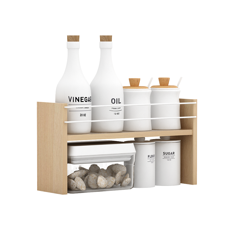PIRA OX - SUGA RB RAK BUMBU / RAK SERBAGUNA warna PRO OAK - PIRA OX - foto 6