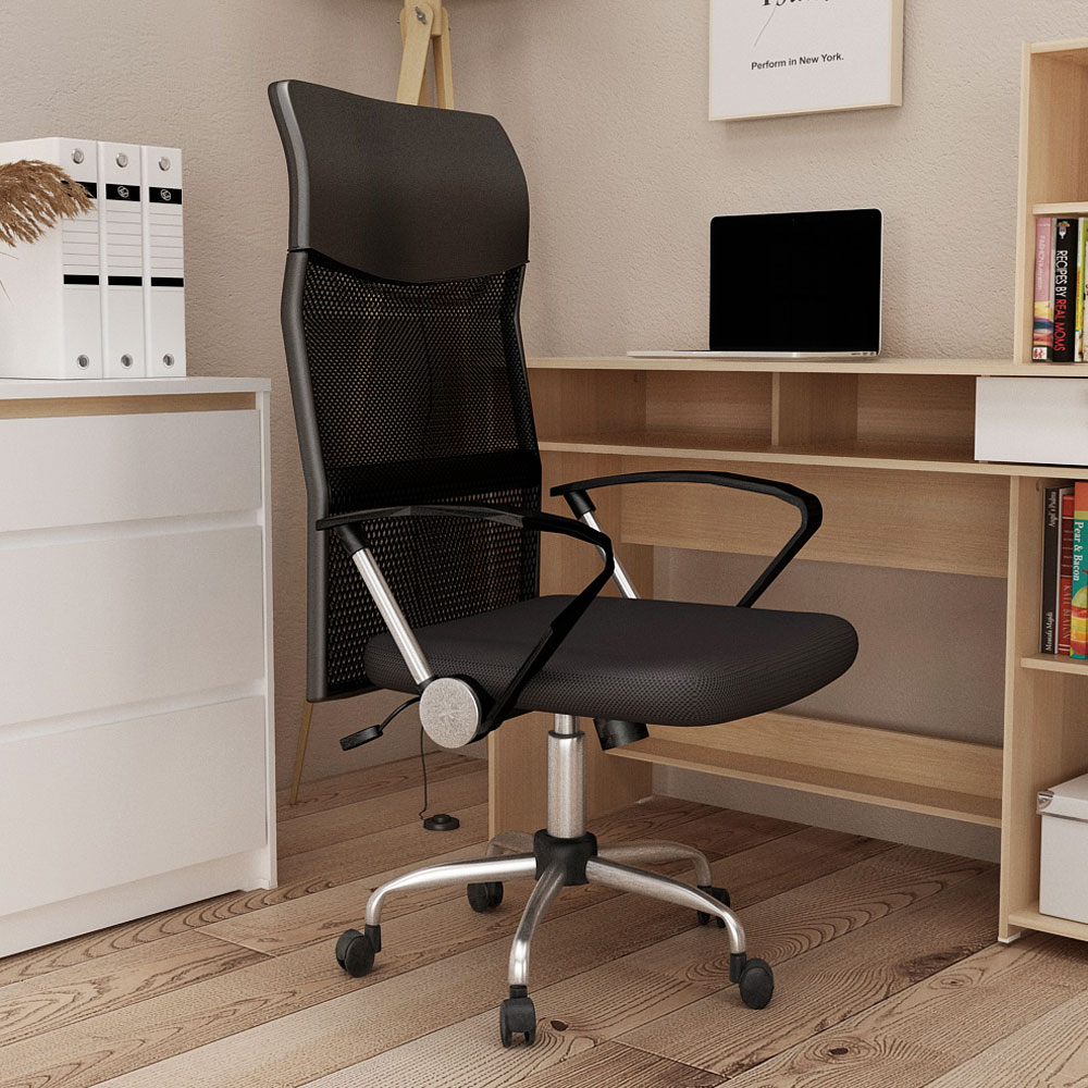 PIRA BAVARIAN - PADME PC PRO KURSI KERJA / KURSI KANTOR PRESIDENT CHAIR HITAM - BLACK warna BLACK - PIRA WORK - foto 1