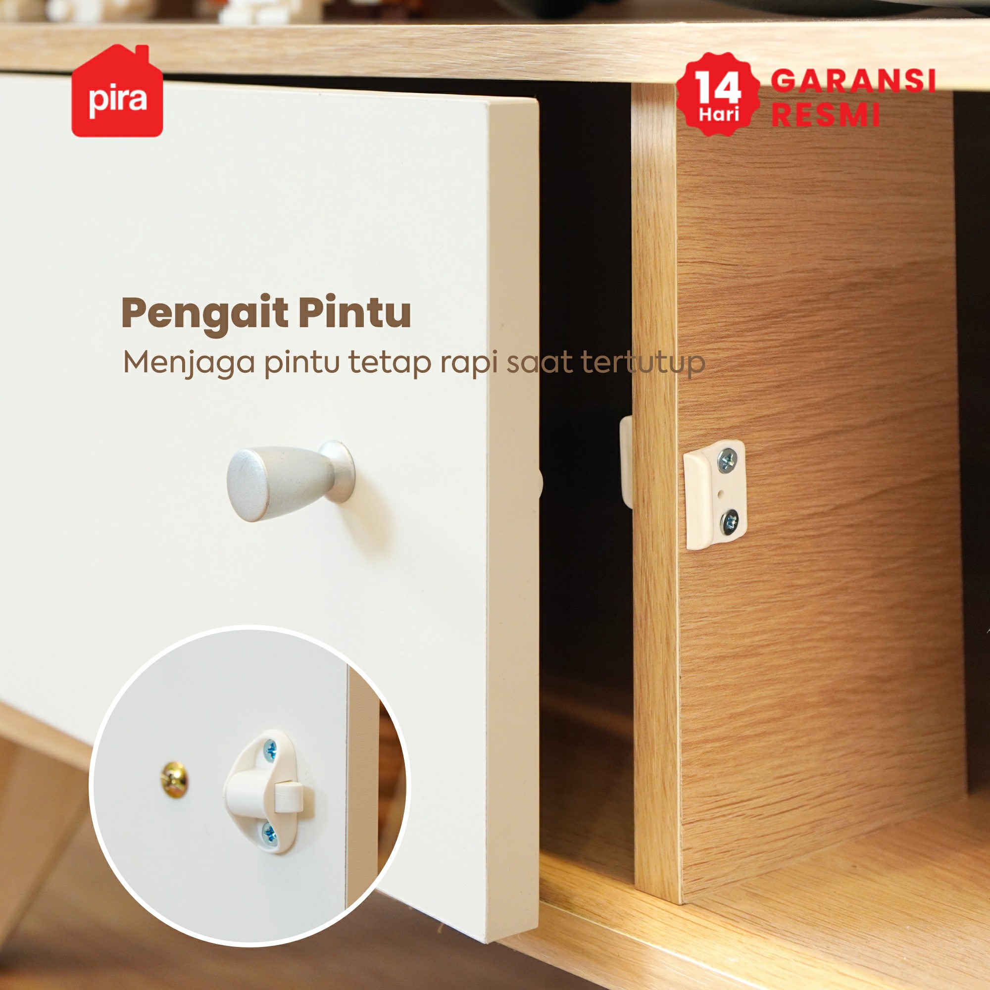 PIRA METROPOLIS OX - SOJA TV81 MEJA TV / RAK TV warna PRO OAK - WHITE - PIRA METROPOLIS - foto 6