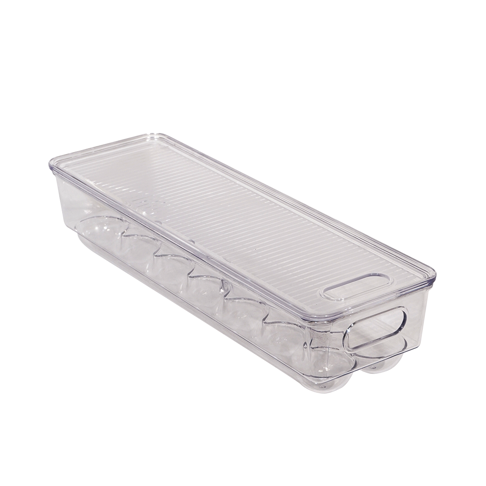 PIRA HOME - SHITA FRD EGG RAK PENYIMPANAN SERBAGUNA / KOTAK PENYIMPANAN MAKAN MINUMAN BENING / ORGANIZER BOX TRANSPARAN warna CLEAR - PIRA HOME - foto 2