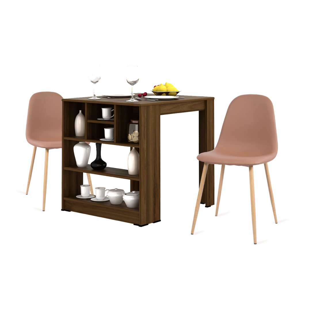 VOILA DT80 BROWN WALNUT 1 PCS + KULT DC PVC BROWN 2 PCS - foto 2