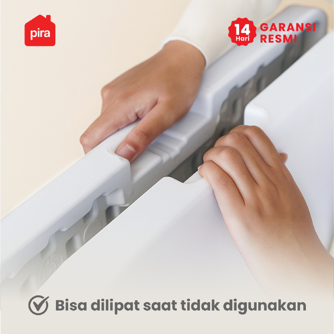 PIRA - FOLDA FT152 H MEJA SERBAGUNA / MEJA LIPAT OUTDOOR / MEJA TAMAN / MEJA MAKAN warna WHITE - PIRA - foto 7