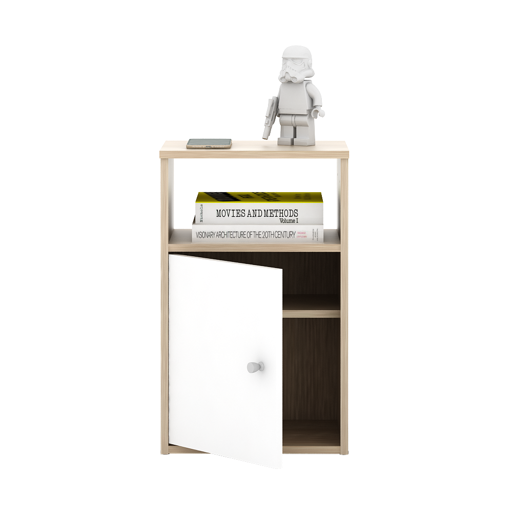 CLARISA SONOMA OAK - WHITE 2 PCS - foto 3