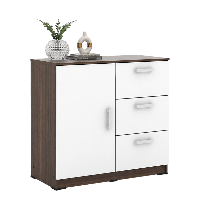 PIRA METROPOLIS - ALBA BAZ SB 80 BUFET warna AMERICAN WALNUT - WHITE - METROPOLIS - foto 5