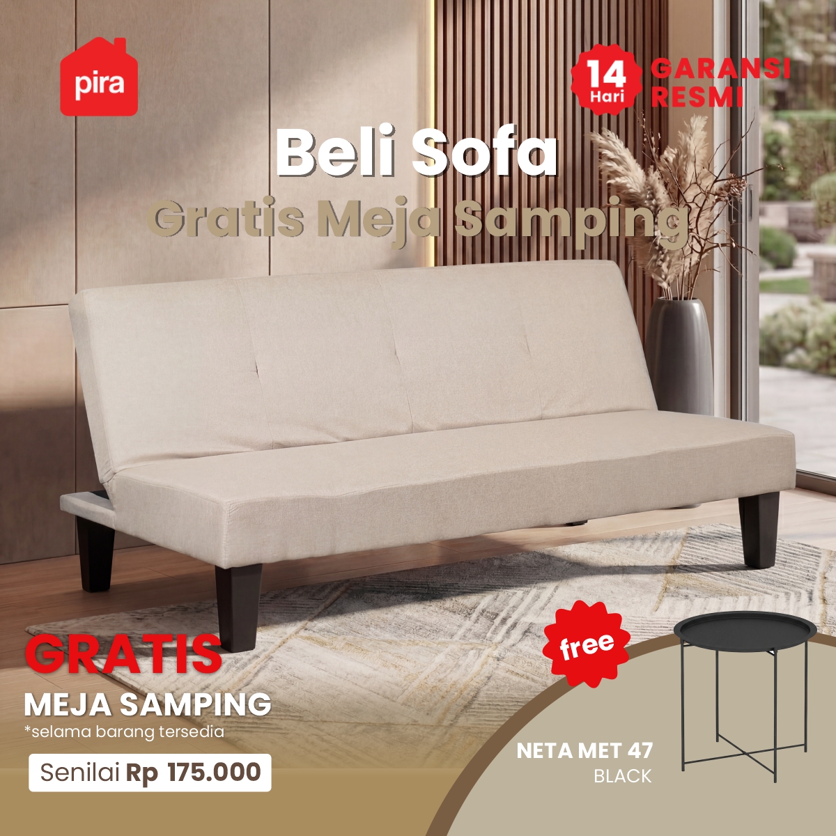 OLA SBD BOUTIQUE BEIGE + NETA MET47 BLACK - foto 1