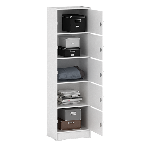 PIRA METROPOLIS OX - ARUNA RSG 5 RAK SERBAGUNA / RAK SUSUN 5 PINTU warna WHITE - PIRA METROPOLIS OX - foto 3