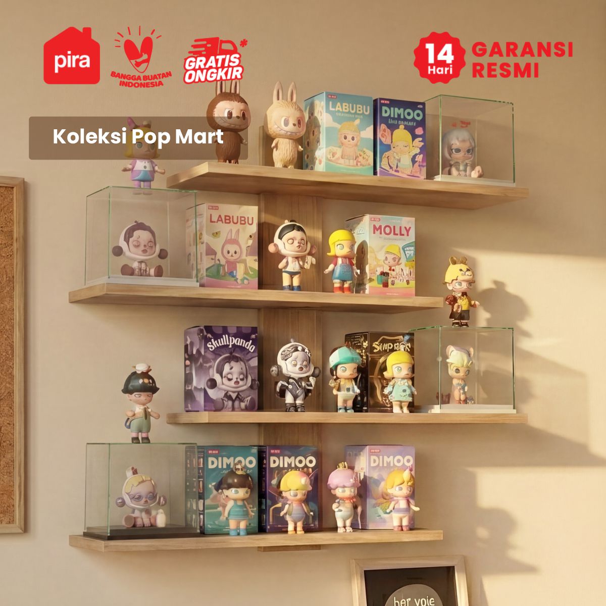 PIRA METROPOLIS - VARKU WS RAK DINDING / RAK AKSESORIS warna PRO OAK - PIRA METROPOLIS - foto 6