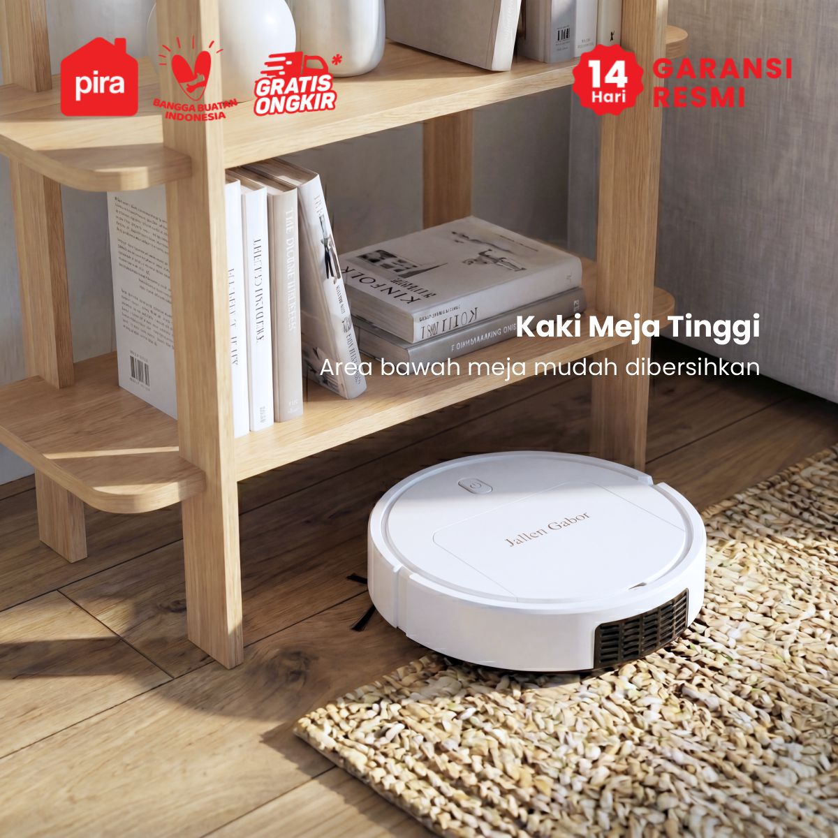 PIRA -  NOLA SU80 RAK SERBAGUNA / RAK DISPLAY warna PRO OAK - PIRA - foto 6