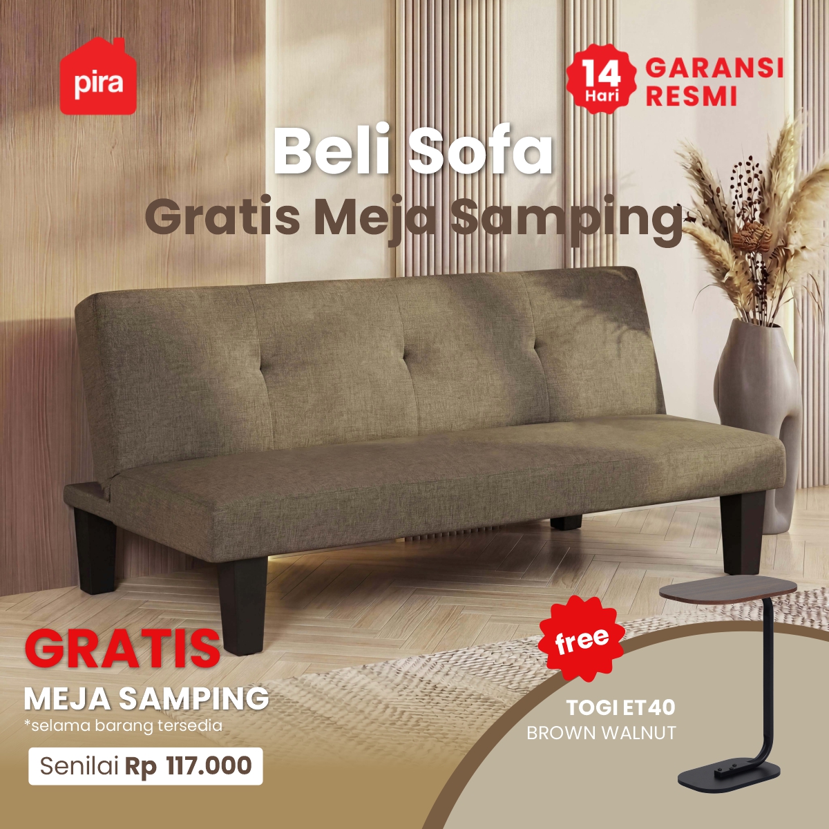 OLA SBD 160 GREY BROWN + TOGI ET40 BROWN WALNUT - foto 1