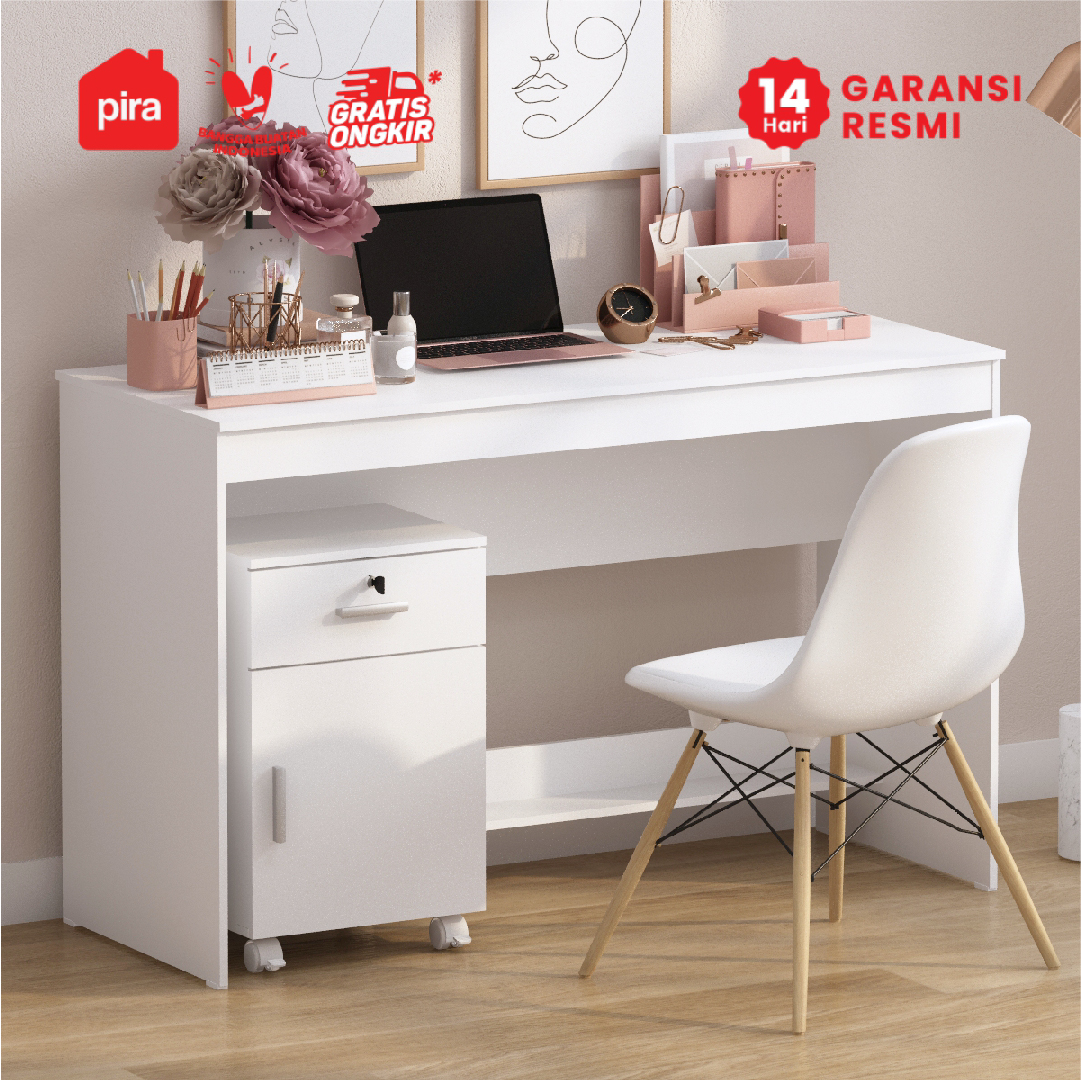 PIRA METROPOLIS OX - ARUNA PD LACI / PEDESTAL MEJA warna WHITE - PIRA METROPOLIS OX - foto 5