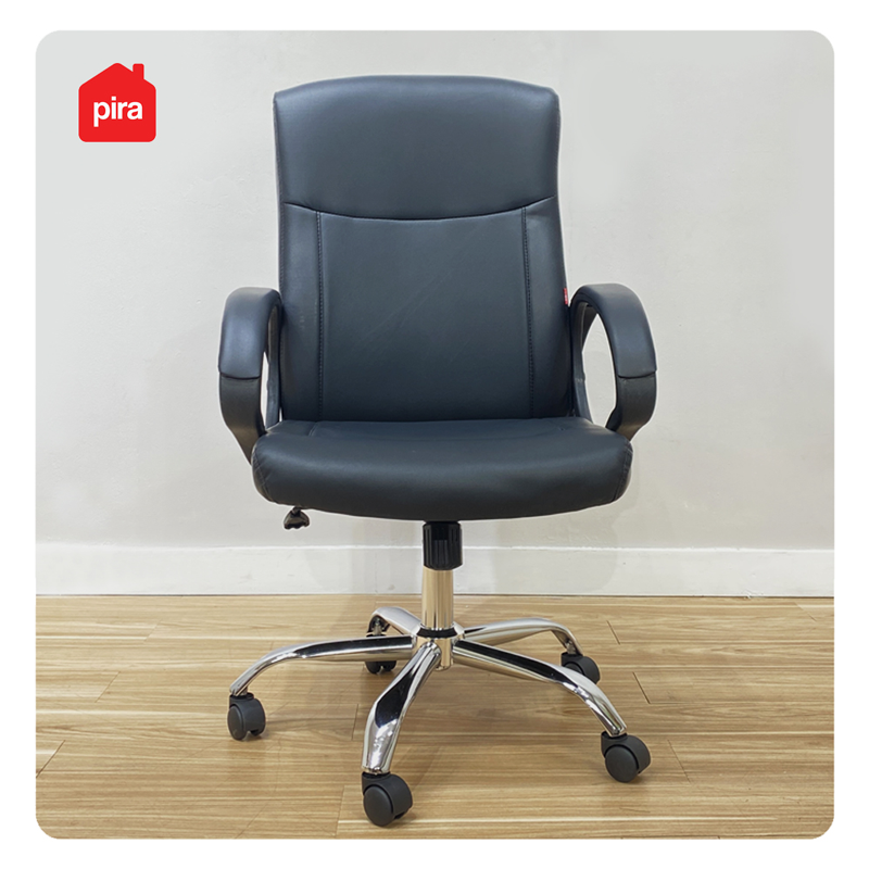 PIRA - FRESNO PC BLACK KURSI KERJA / KURSI KANTOR PRESIDENT CHAIR HITAM - BLACK warna BLACK - PIRA WORK - foto 5