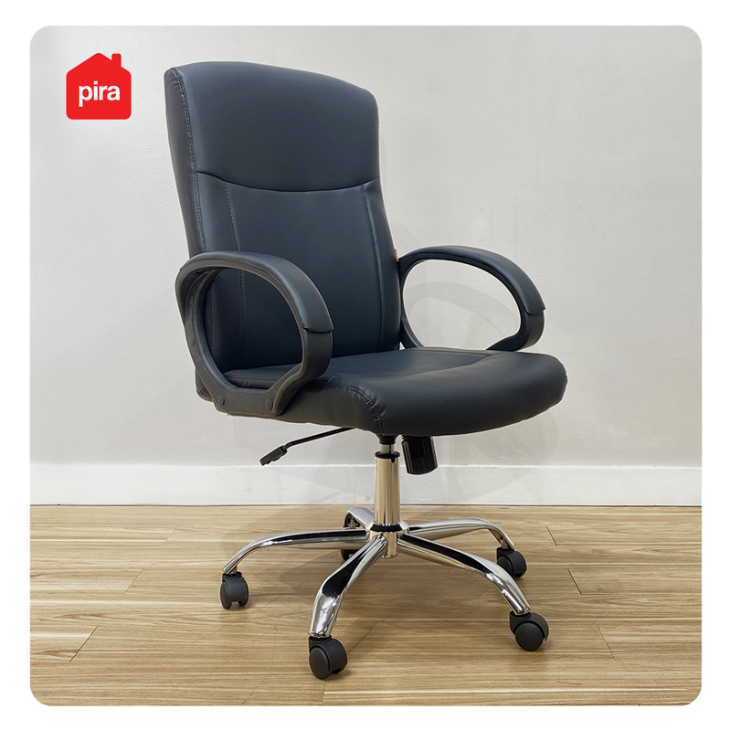 PIRA - FRESNO PC BLACK KURSI KERJA / KURSI KANTOR PRESIDENT CHAIR HITAM - BLACK warna BLACK - PIRA WORK - foto 6