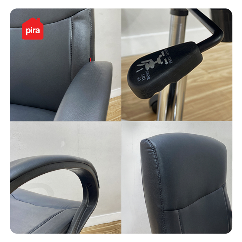 PIRA - FRESNO PC BLACK KURSI KERJA / KURSI KANTOR PRESIDENT CHAIR HITAM - BLACK warna BLACK - PIRA WORK - foto 7