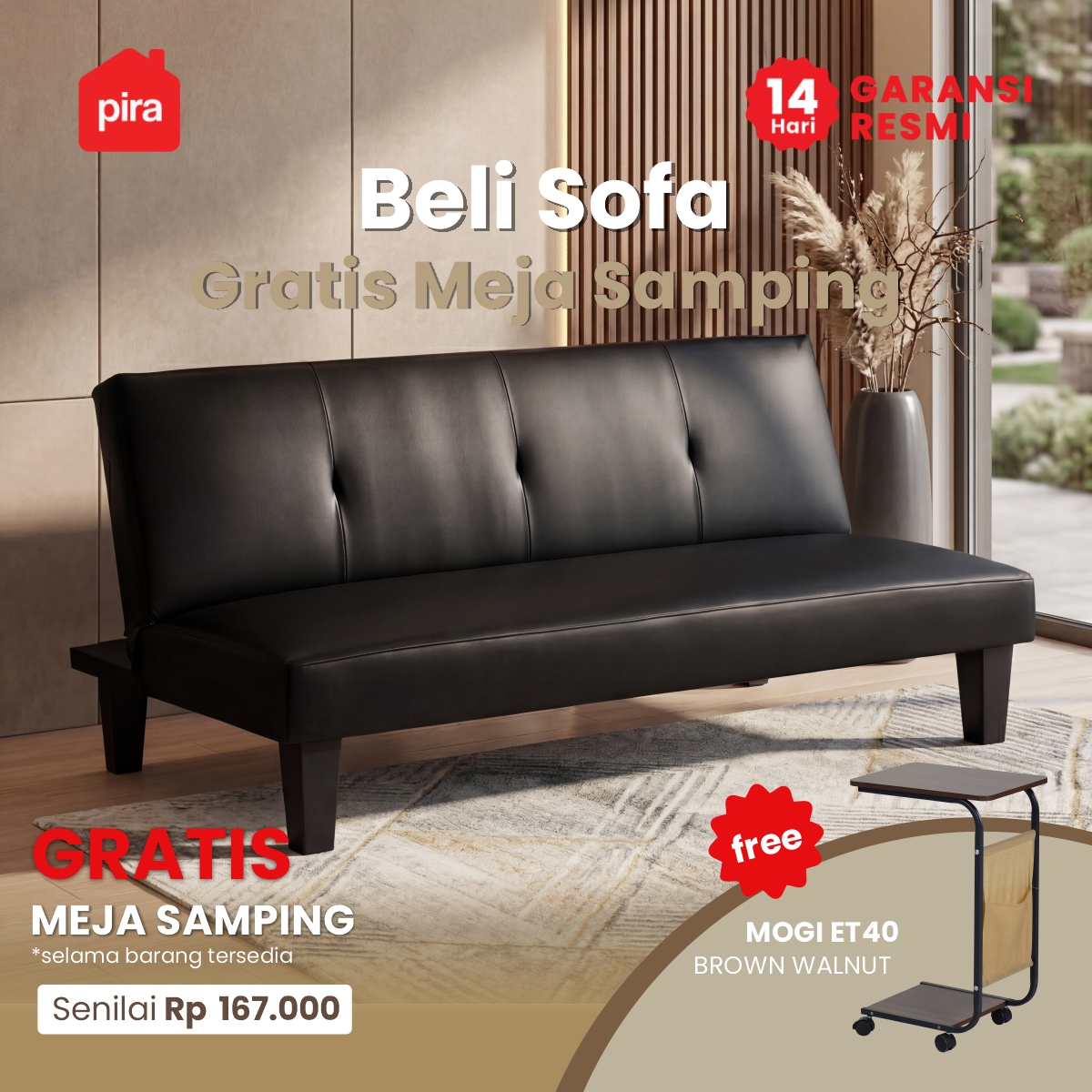 OLA SBD L BLACK + MOGI ET40 BROWN WALNUT - foto 1