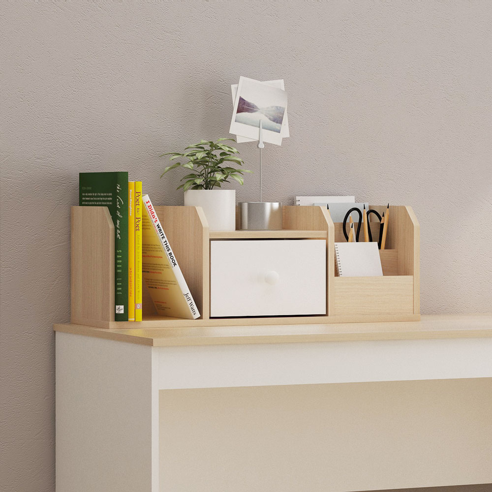 PIRA OX - ROLLO DO RAK PENYIMPANAN / DESK ORGANIZER warna PRO OAK - WHITE SM - PIRA OX - foto 5