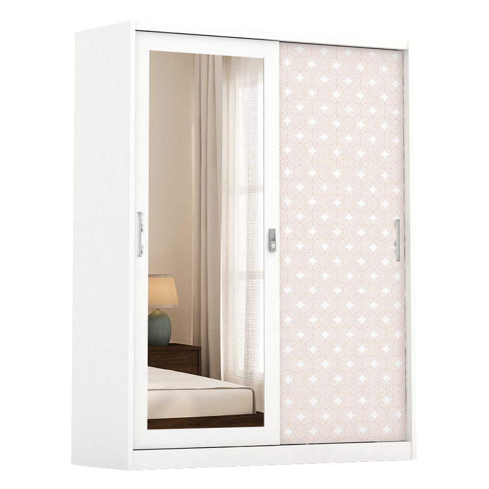 PIRA BAVARIAN - WURF 150 MWDSL LEMARI PAKAIAN BESI SLIDING / PINTU GESER warna WHITE - BAVARIAN - foto 4