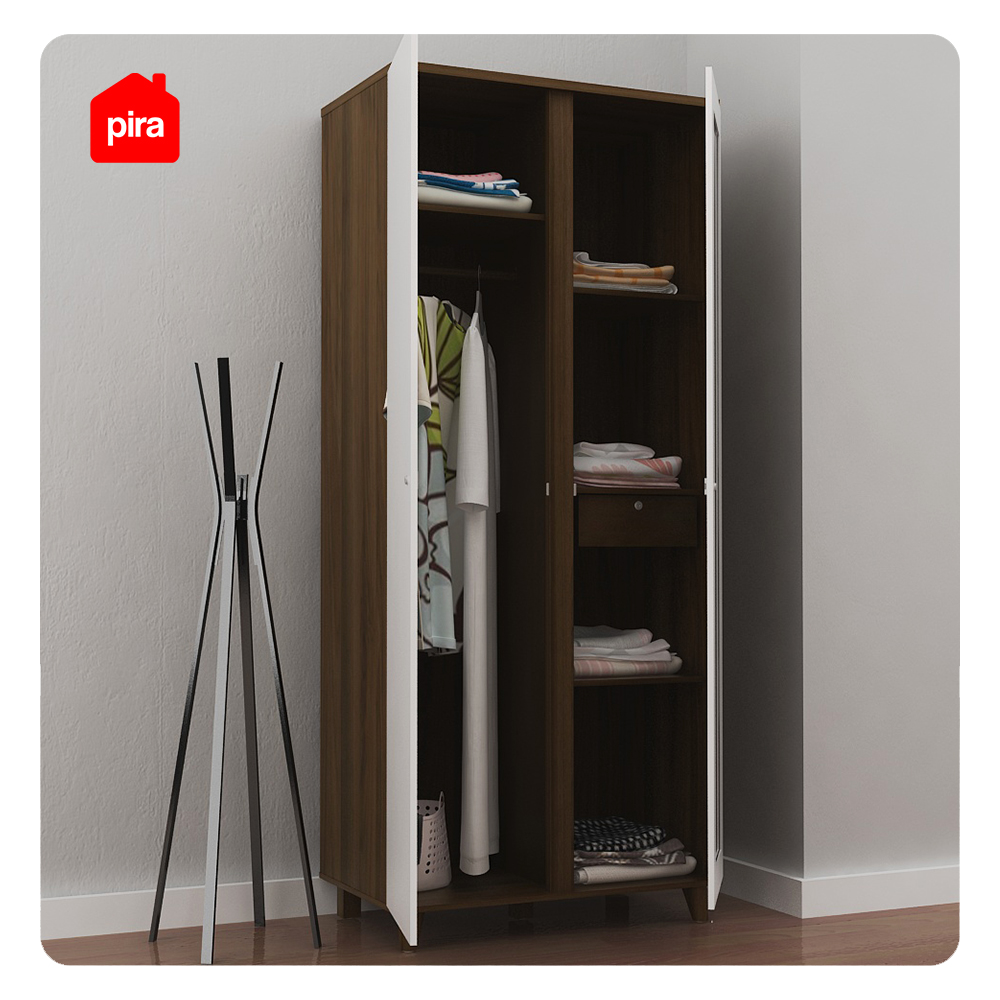 OSLO WD2 warna BROWN WALNUT - WHITE - PIRA - foto 5
