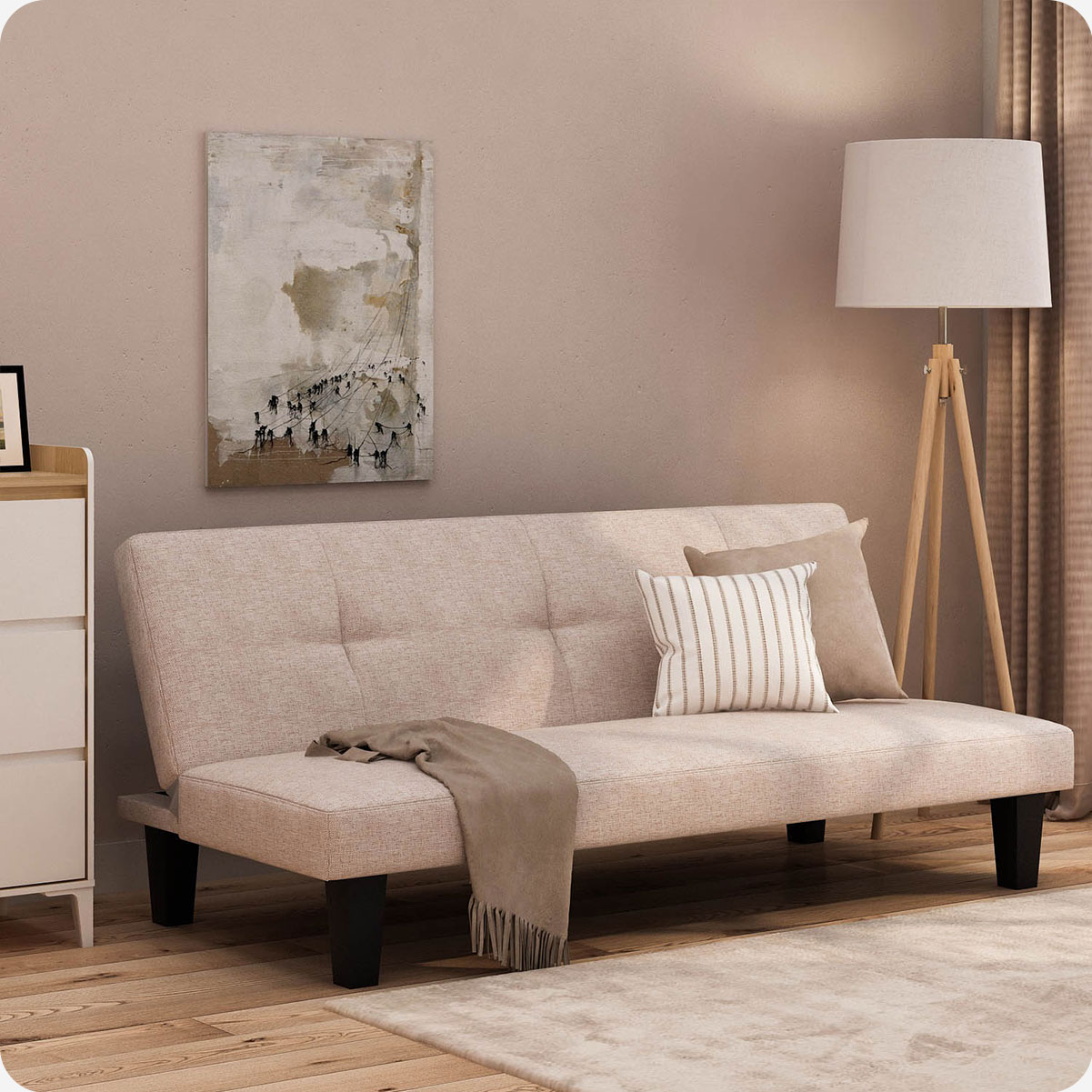 OLA SBD BOUTIQUE BEIGE + NETA MET47 WHITE - foto 2
