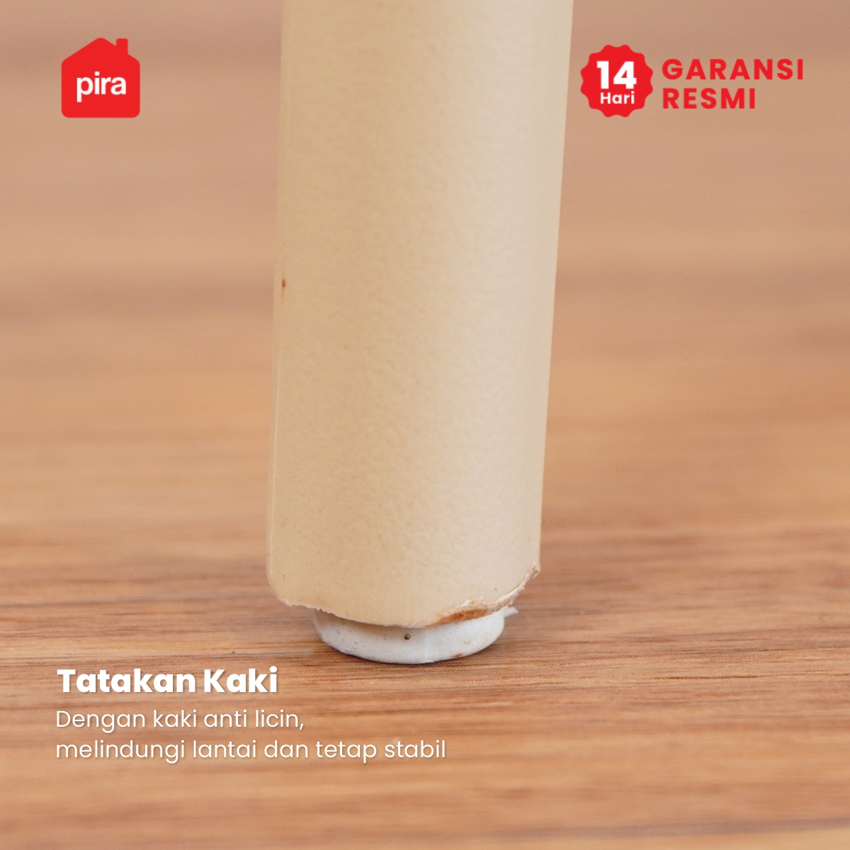 PIRA - HELA DC KURSI PLASTIK / KURSI MAKAN / KURSI BELAJAR / KURSI SANTAI / KURSI TERAS / KURSI CAFE warna KHAKI - PIRA - foto 6