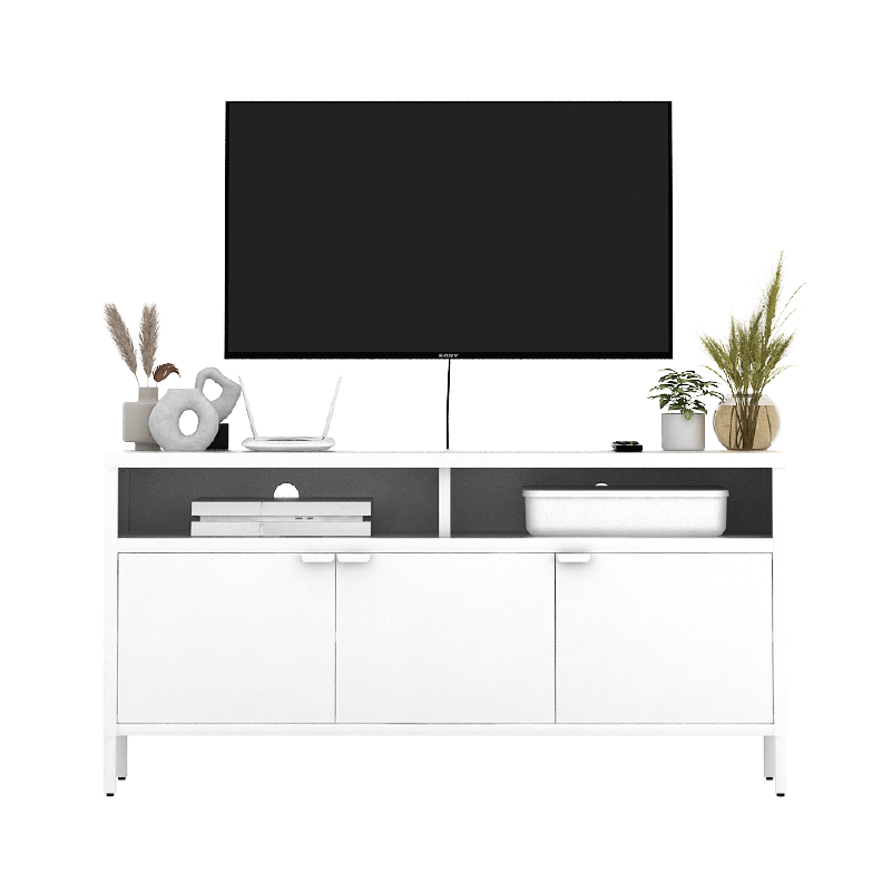 PIRA - ALEX MTV120 MEJA TV / RAK TV BESI warna WHITE - PIRA - foto 5