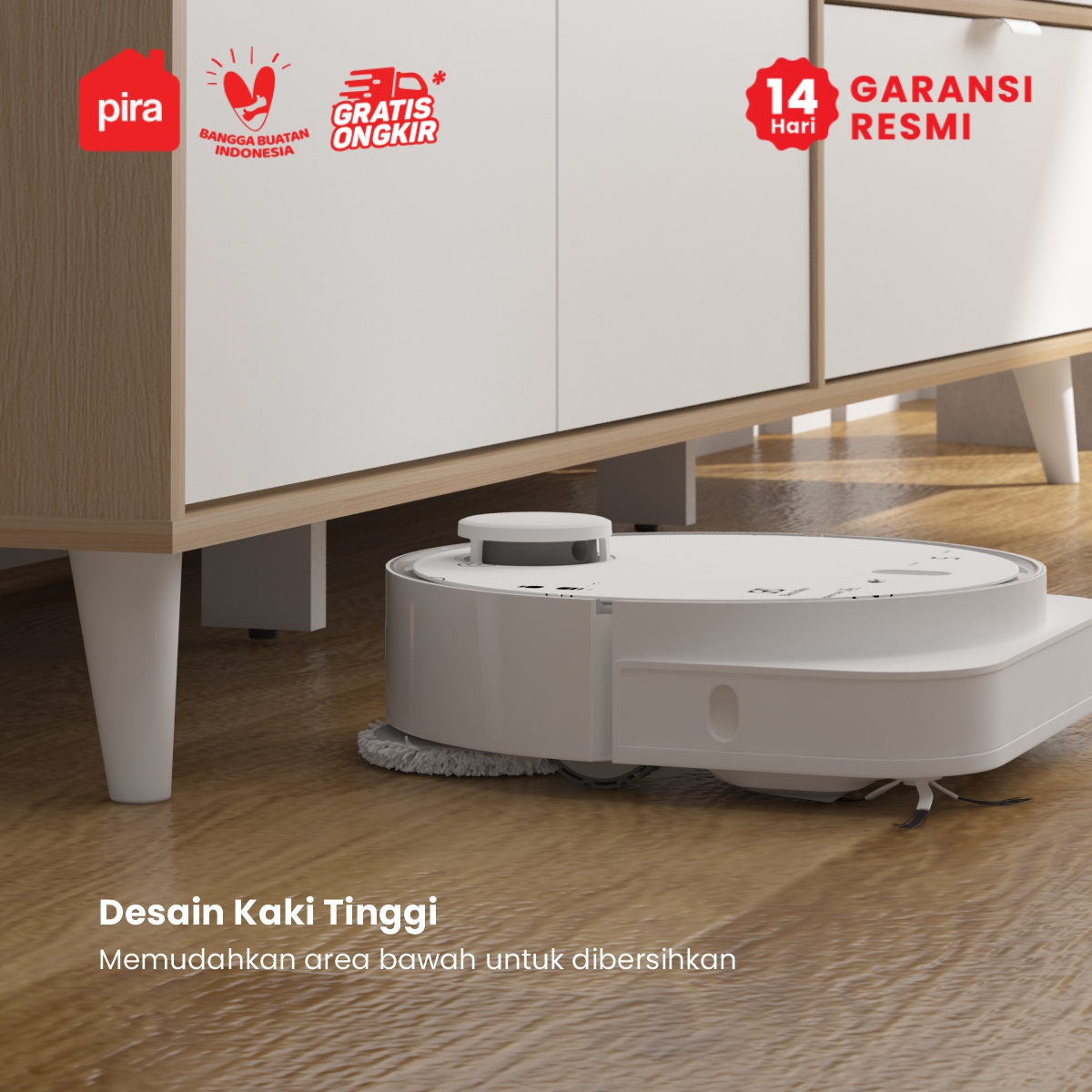 PIRA METROPOLIS OX - BELATRIX SB160 BUFET / KABINET / SIDEBOARD / MEJA TV warna PRO OAK - WHITE - PIRA METROPOLIS OX - foto 7