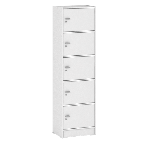 PIRA METROPOLIS OX - ARUNA RSG 5 RAK SERBAGUNA / RAK SUSUN 5 PINTU warna WHITE - PIRA METROPOLIS OX - foto 4