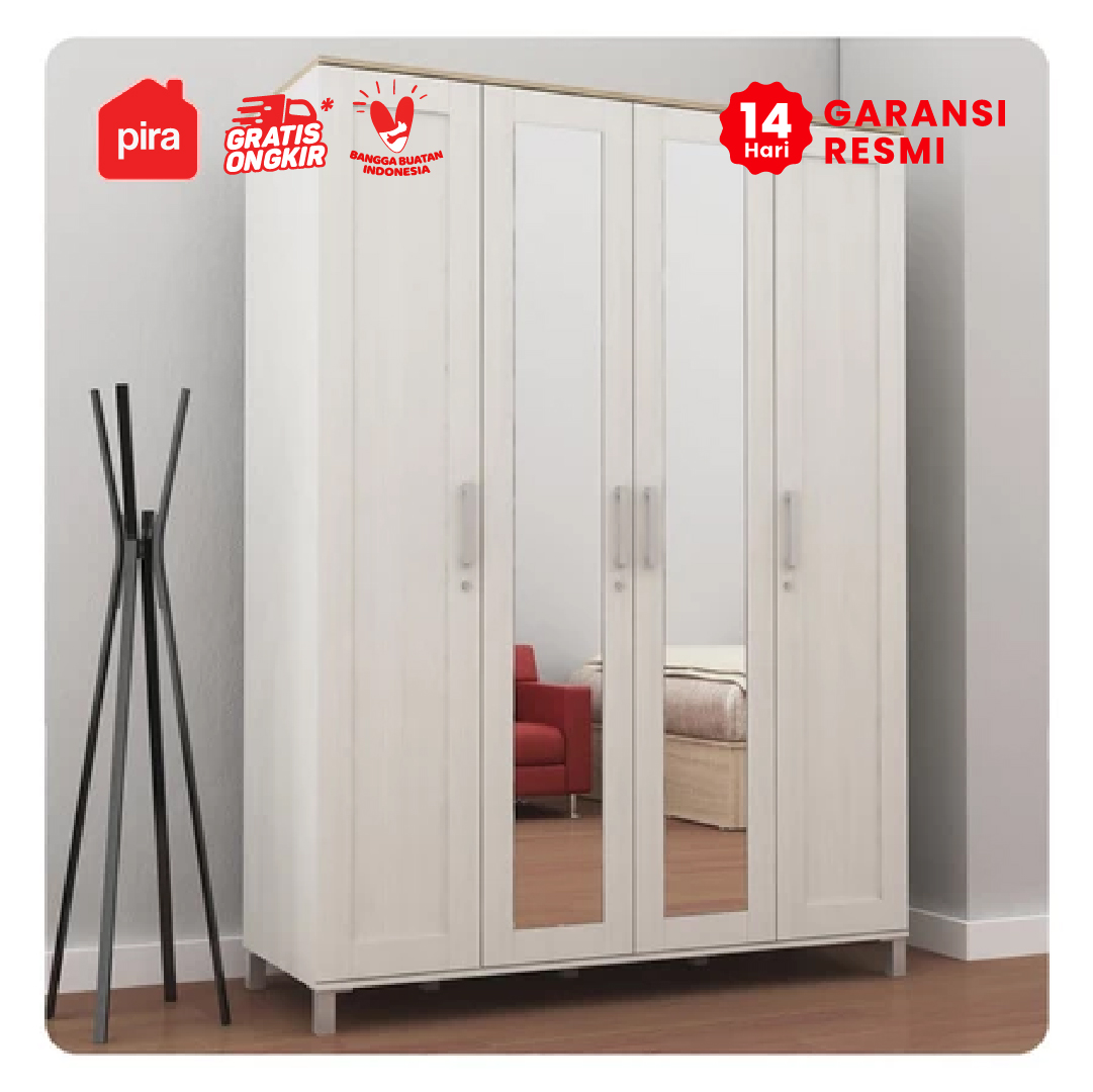 SERENA WD4 warna WHITE ASH - YELLOW OAK - PIRA - foto 1