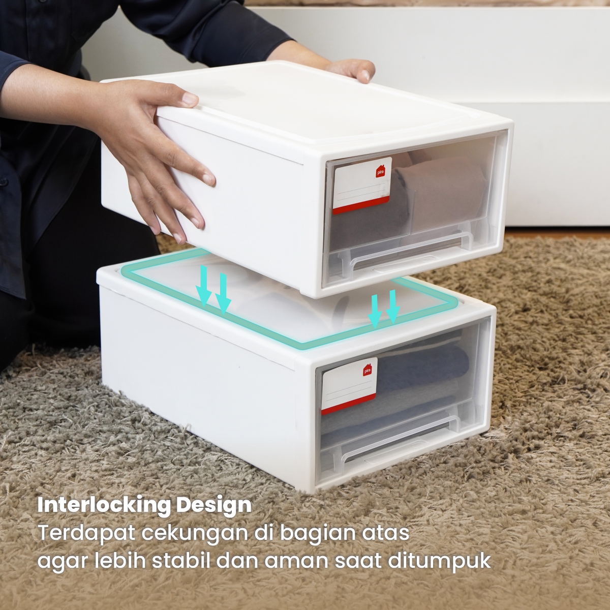 HUKKI PSD S warna WHITE - PIRA HOME - foto 2