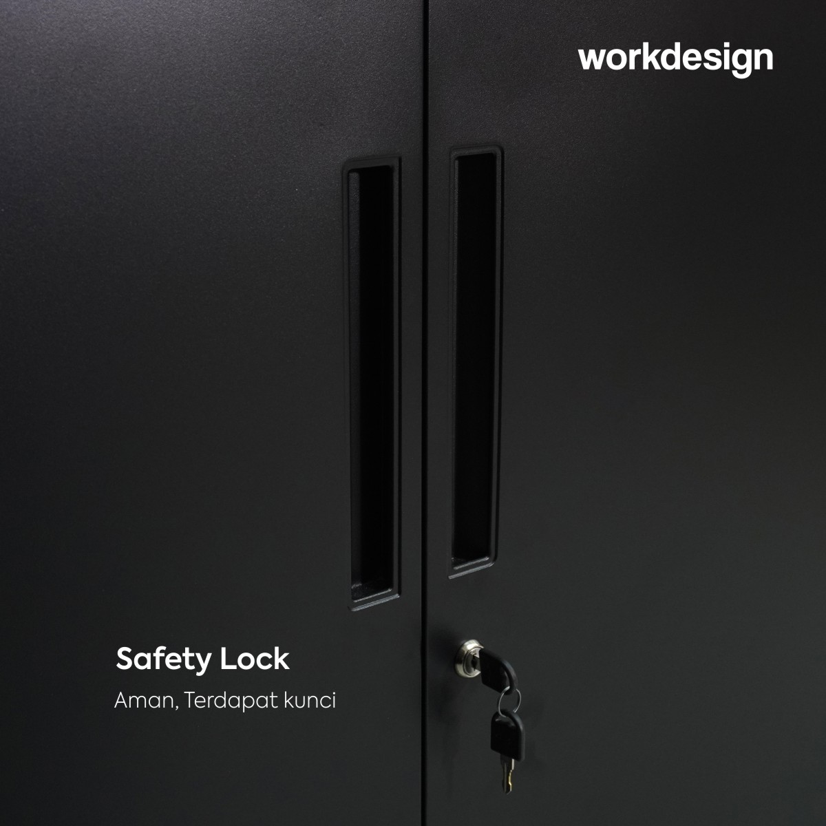WORKDESIGN BURO AVA MBC 2 HG RAK BUKU BESI / LEMARI ARSIP KANTOR warna BLACK - WORKDESIGN - foto 7