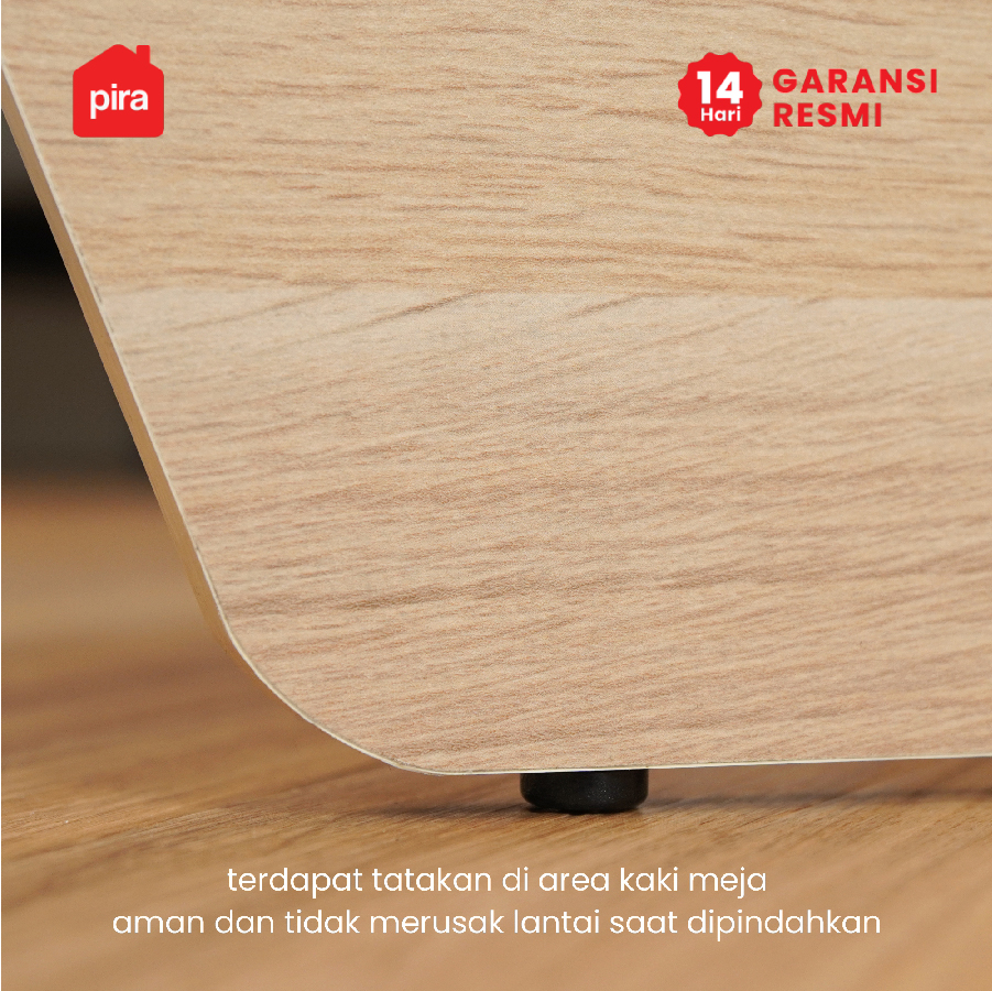 PIRA -  GRAM CT80 MEJA TAMU / MEJA TAMU KACA warna PRO OAK - PIRA - foto 5