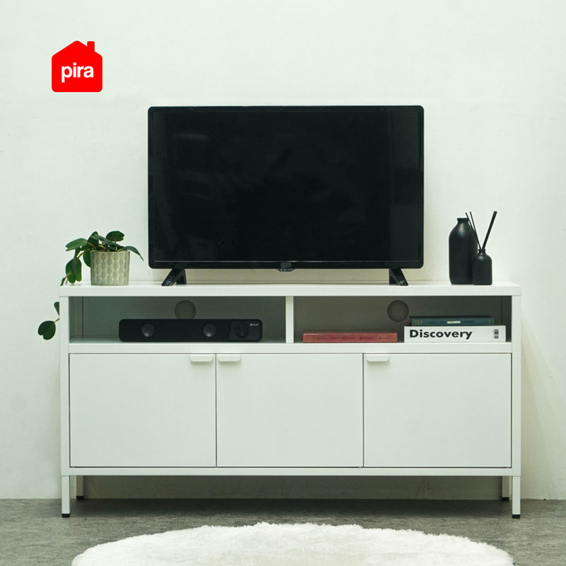PIRA - ALEX MTV120 MEJA TV / RAK TV BESI warna WHITE - PIRA - foto 2