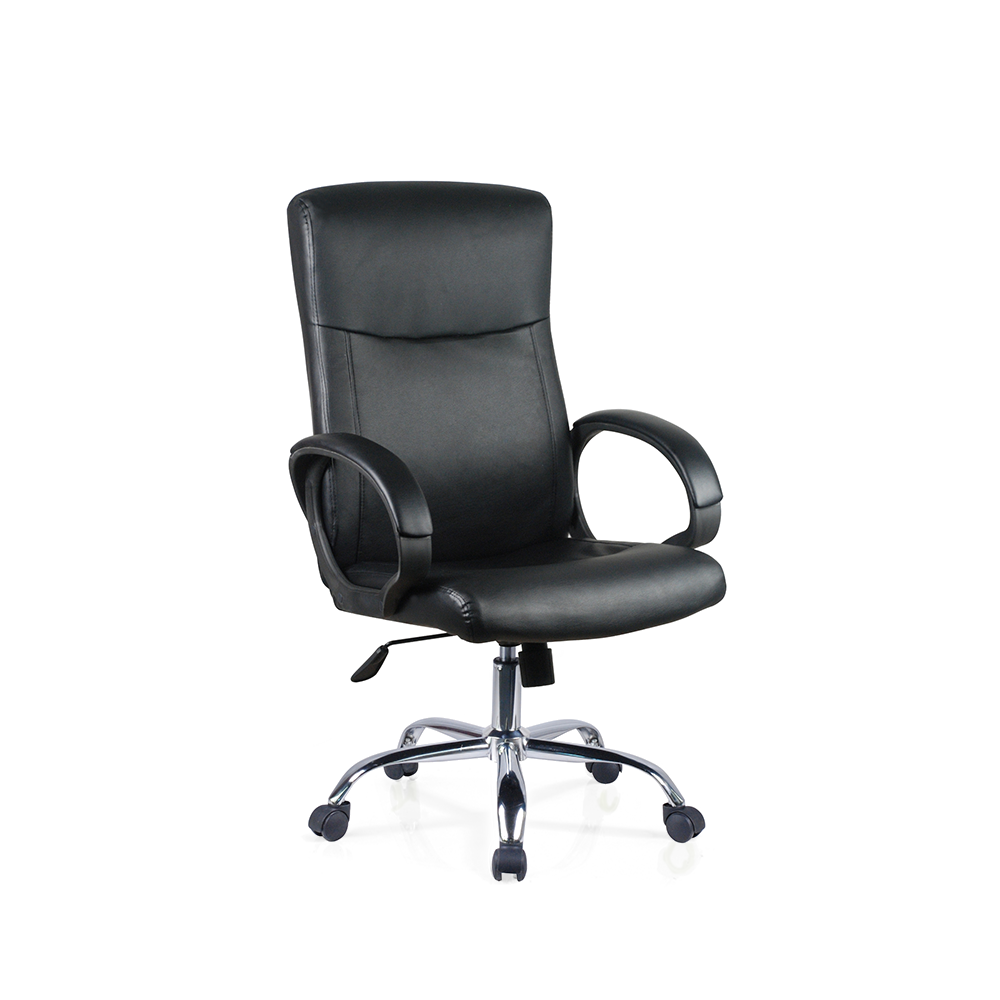 PIRA - FRESNO PC BLACK KURSI KERJA / KURSI KANTOR PRESIDENT CHAIR HITAM - BLACK warna BLACK - PIRA WORK - foto 2
