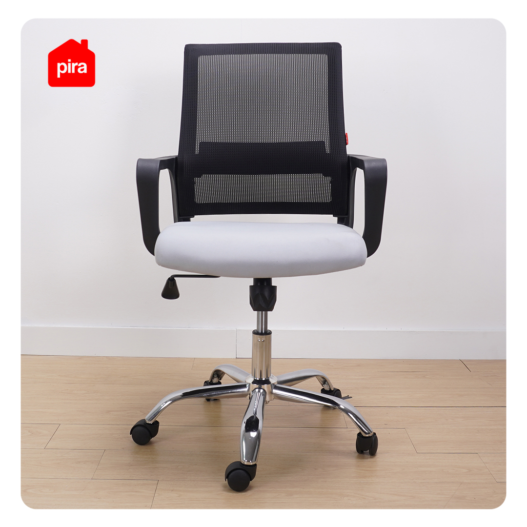 PIRA WORK - REY OC PR KURSI KERJA / KURSI KANTOR warna BLACK - GREY - PIRA WORK - foto 3