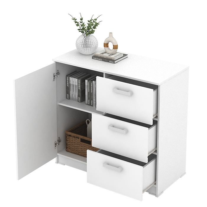 PIRA METROPOLIS - ALBA BAZ SB 80 BUFET warna WHITE - METROPOLIS - foto 4