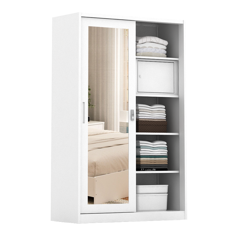 PIRA - KELSEY 120A MWDSL LEMARI PAKAIAN BESI SLIDING / PINTU GESER warna WHITE - PIRA - foto 6