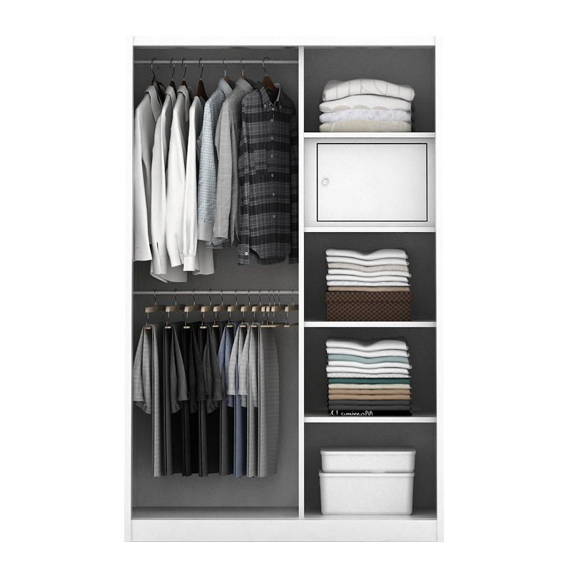 PIRA - KELSEY 120A MWDSL LEMARI PAKAIAN BESI SLIDING / PINTU GESER warna WHITE - PIRA - foto 7