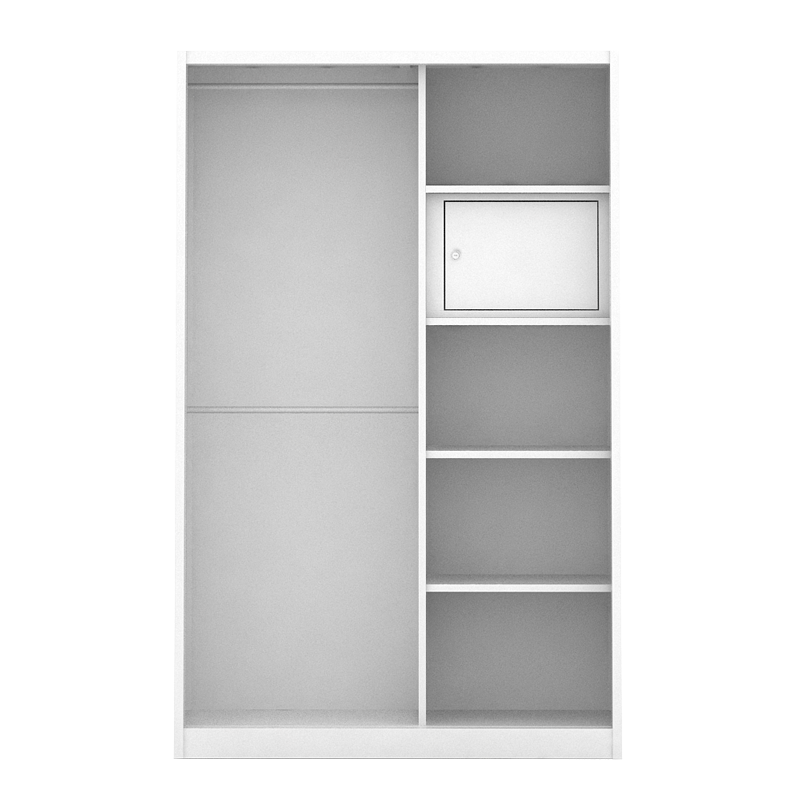 PIRA - KELSEY 120A MWDSL LEMARI PAKAIAN BESI SLIDING / PINTU GESER warna WHITE - PIRA - foto 9