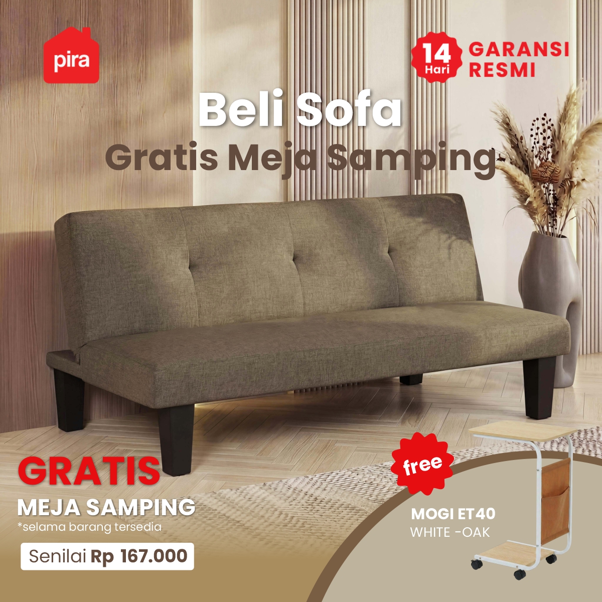 OLA SBD 160 GREY BROWN + MOGI ET40 WHITE - OAK - foto 1