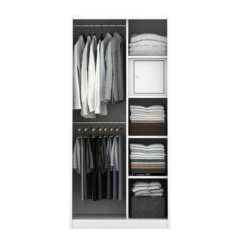 PIRA - DEXTER 90A MWDSL LEMARI PAKAIAN BESI SLIDING / PINTU GESER warna WHITE - PIRA - foto 5