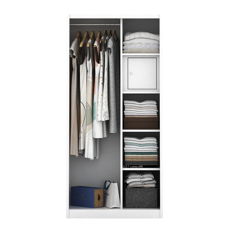 PIRA - DEXTER 90A MWDSL LEMARI PAKAIAN BESI SLIDING / PINTU GESER warna WHITE - PIRA - foto 6