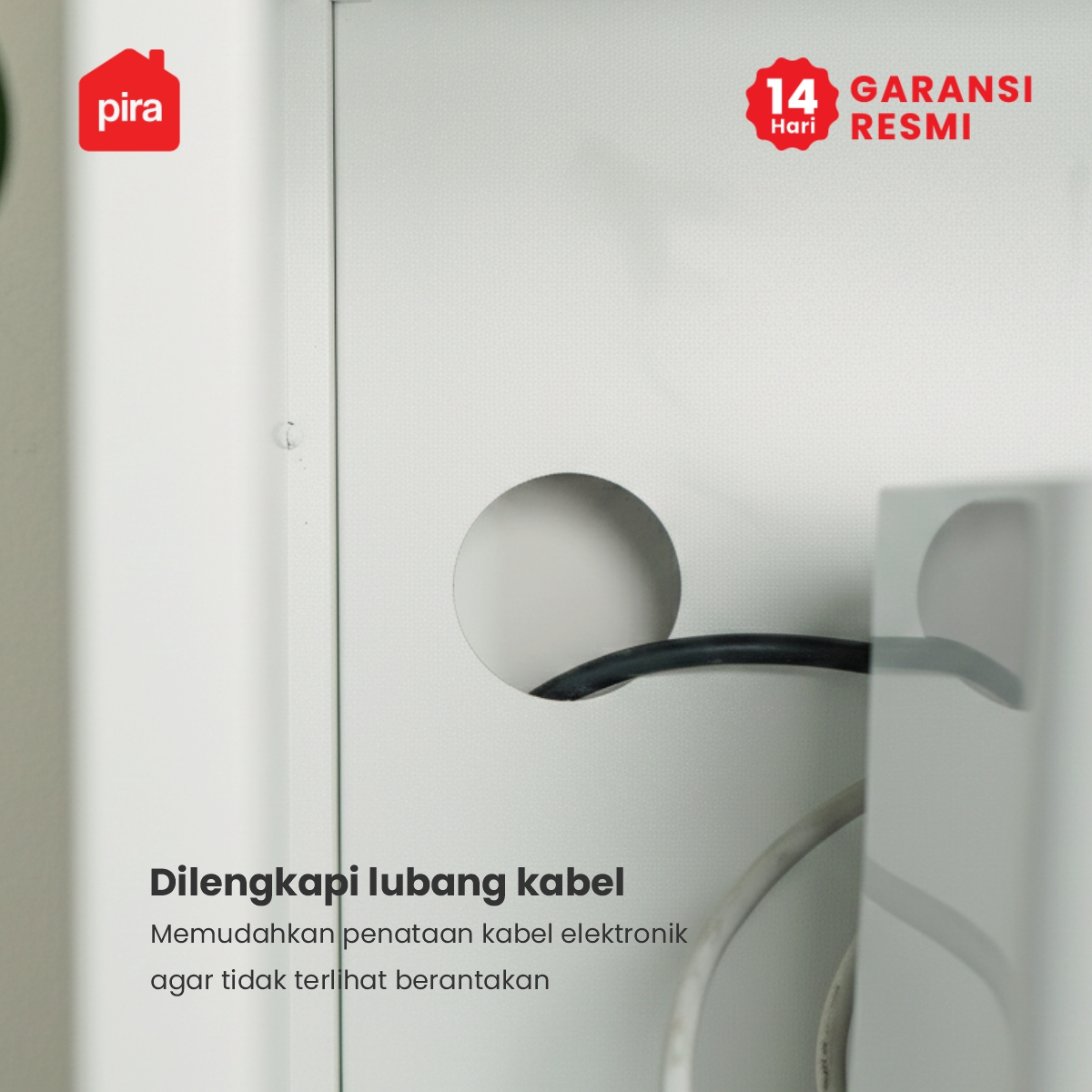 PIRA - REGALL AVA 80T4 LEMARI DAPUR / RAK DAPUR / RAK DAPUR BESI / RAK SUSUN SERBAGUNA warna WHITE - PIRA - foto 7