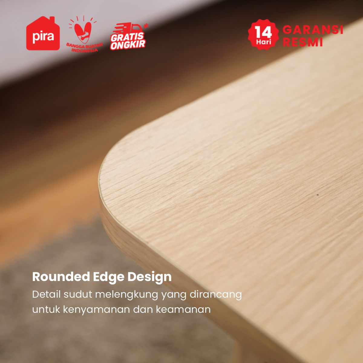 PIRA -  NOLA SU80 RAK SERBAGUNA / RAK DISPLAY warna PRO OAK - PIRA - foto 5