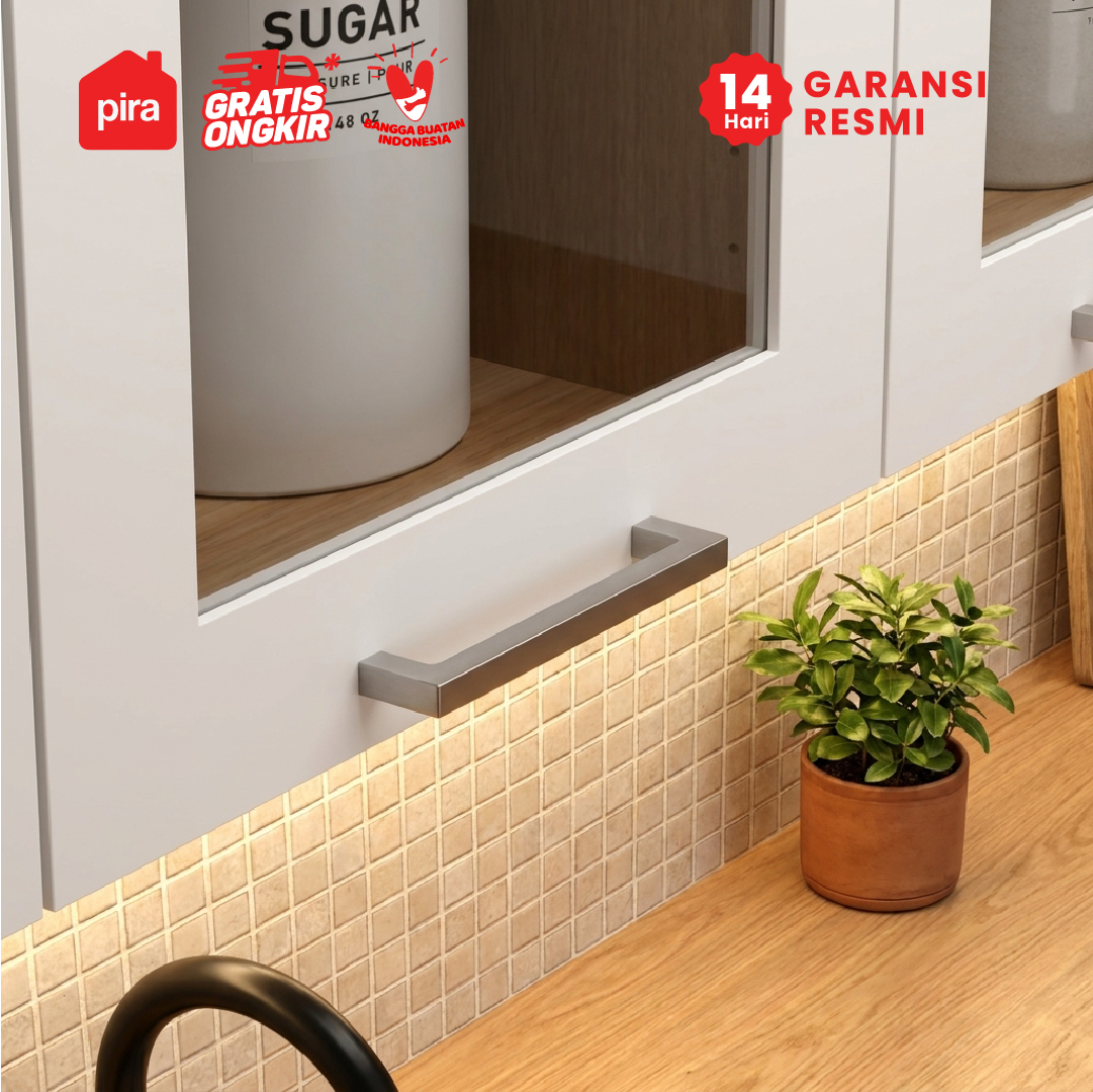PIRA METROPOLIS OX - ARUNA KC WU120G RAK DAPUR / RAK GANTUNG DAPUR / KITCHEN SET ATAS 3 PINTU KACA warna WHITE - PRO OAK - PIRA METROPOLIS OX - foto 4