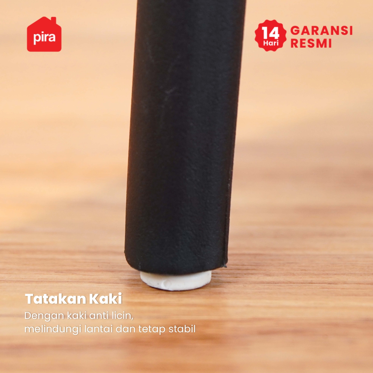 PIRA - HELA DC KURSI PLASTIK / KURSI MAKAN / KURSI BELAJAR / KURSI SANTAI / KURSI TERAS / KURSI CAFE warna BLACK - PIRA - foto 6