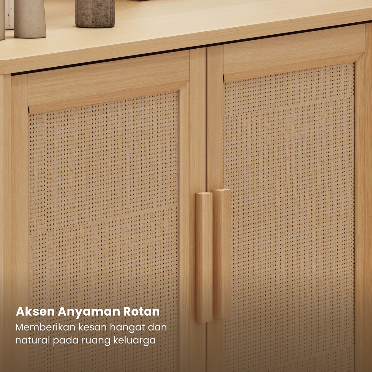 PIRA - TAKA SB160 RT BUFET / SIDEBOARD / LEMARI KABINET / MEJA TV warna PRO OAK - PIRA - foto 7