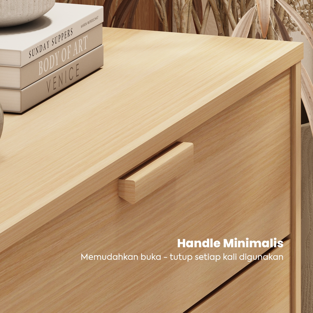 PIRA - TAKA SB160 RT BUFET / SIDEBOARD / LEMARI KABINET / MEJA TV warna PRO OAK - PIRA - foto 8