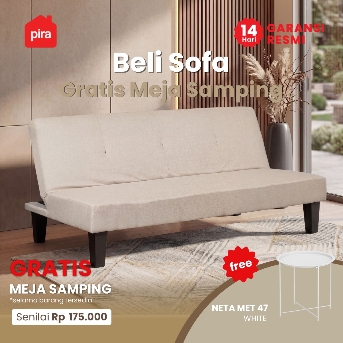 OLA SBD BOUTIQUE BEIGE + NETA MET47 WHITE - foto 1