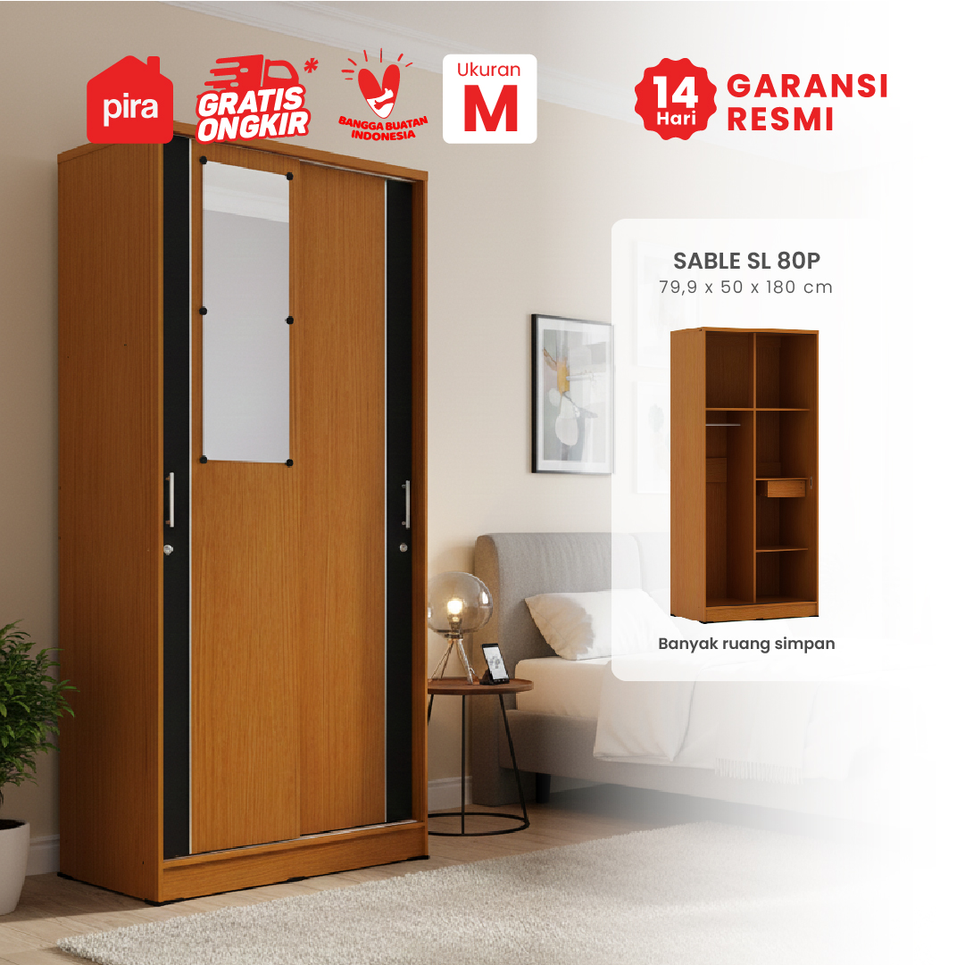 SABLE SL 80P warna RIVER TEAK - BLACK - METROPOLIS - foto 1