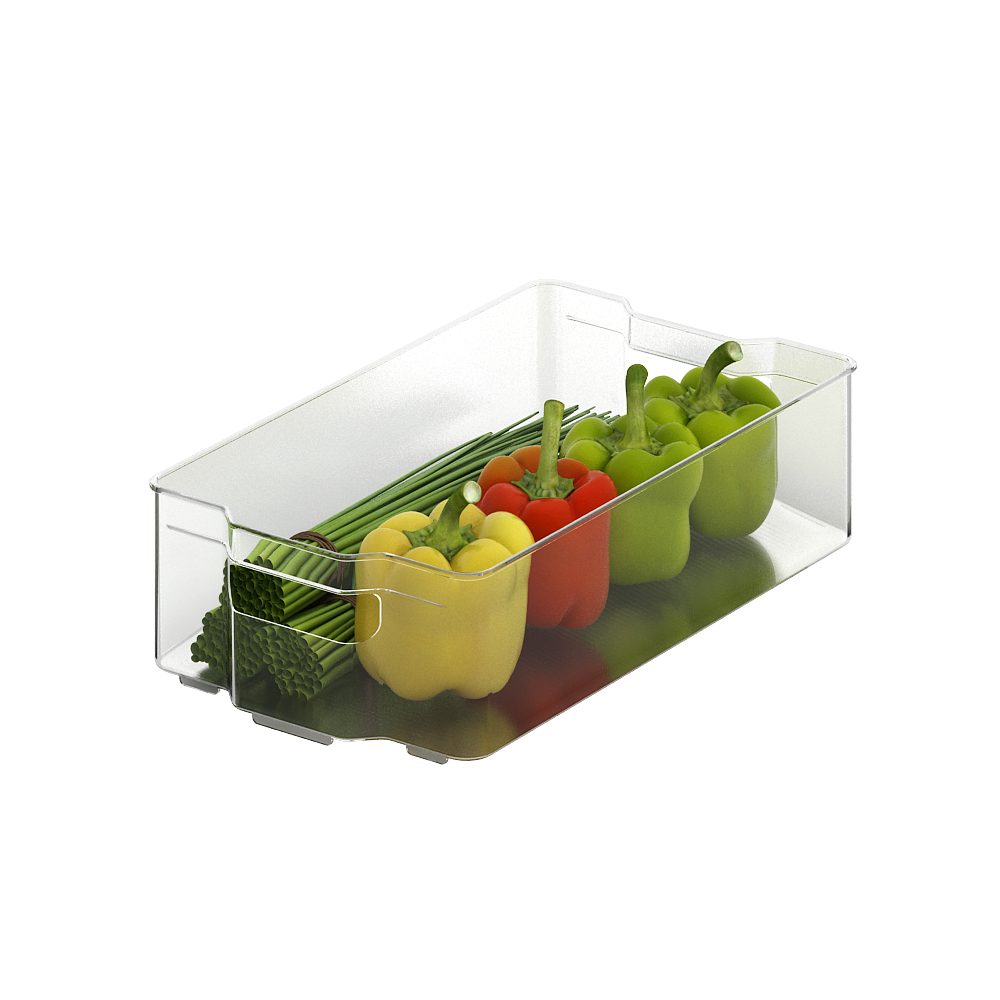 PIRA HOME - SHITA FRD M RAK PENYIMPANAN SERBAGUNA / KOTAK PENYIMPANAN MAKAN MINUMAN BENING / ORGANIZER BOX TRANSPARAN warna CLEAR - PIRA HOME - foto 3